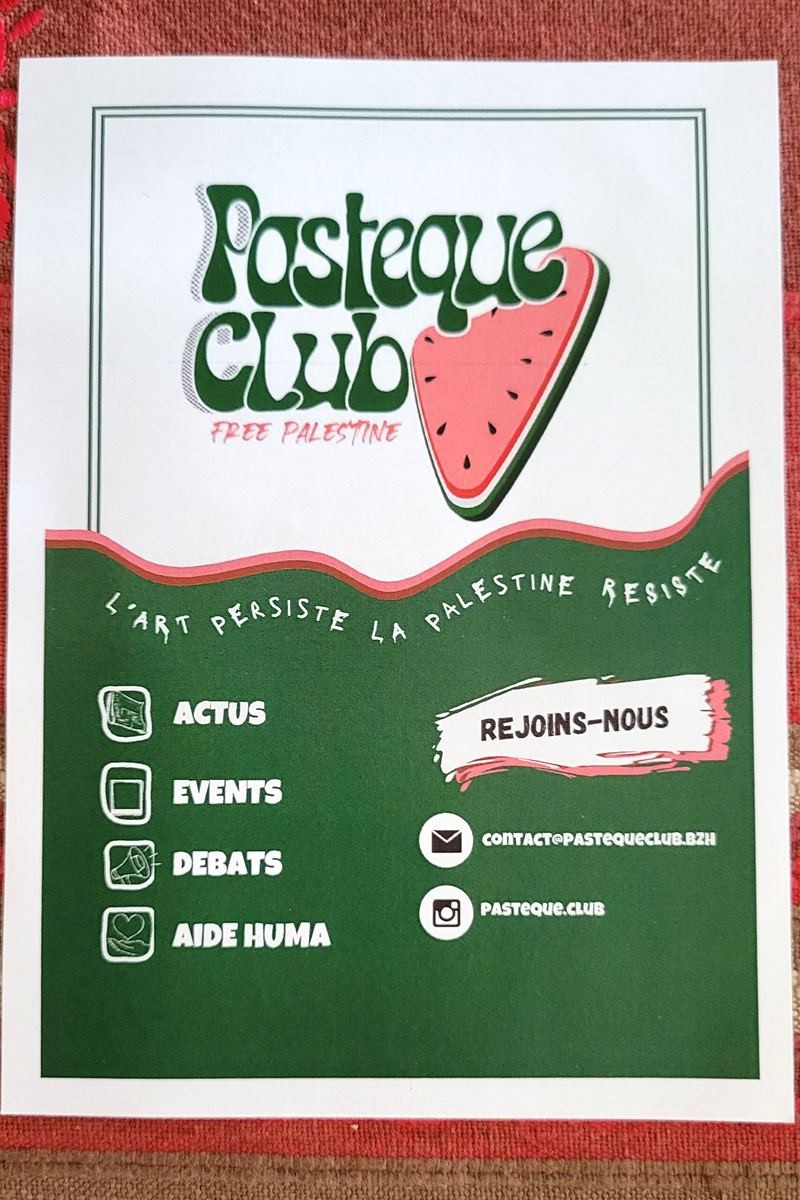 le flyer de Pastèque Club