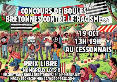 Concours boules bretonnes  samedi 19 octobre